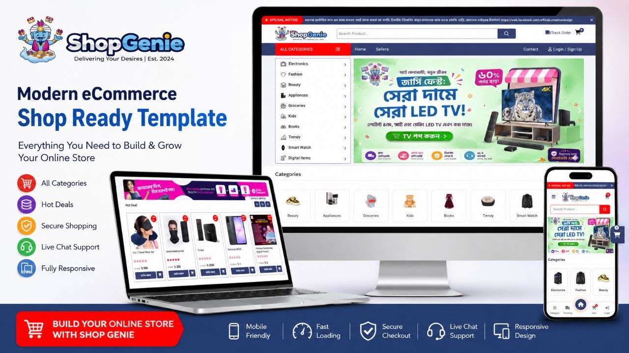 ShopGenie Website